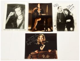 TV and Film related signed photos x 4