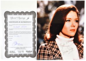 Diana Rigg signed 10x8 photo