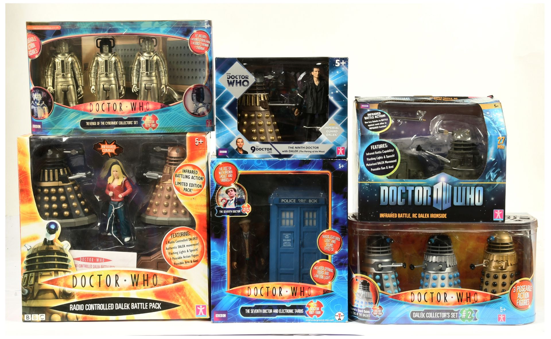 Character Doctor Who figure packs and others x 6 