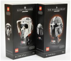 Lego Star Wars Helmet Collection x 2