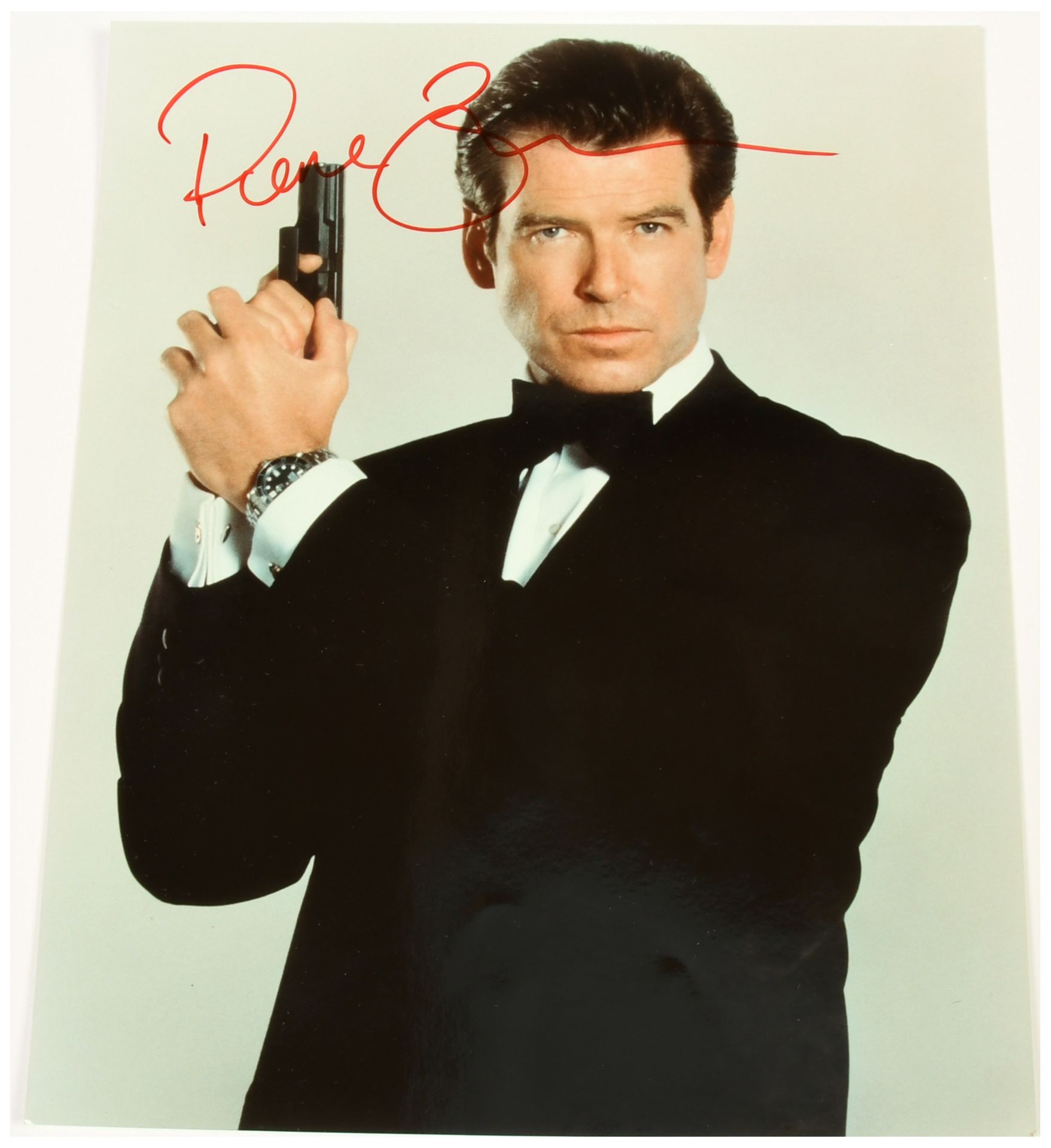 Pierce Brosnan signed 10x8 photo