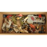 Quantity of Kenner Star Wars vintage 3 3/4" figures, vehicles and creatures