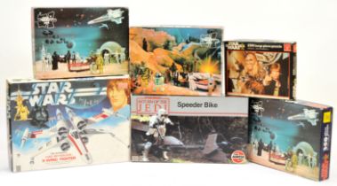 Star Wars vintage Model Kits and Jigsaws x 6