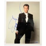Pierce Brosnan signed 10x8 photo