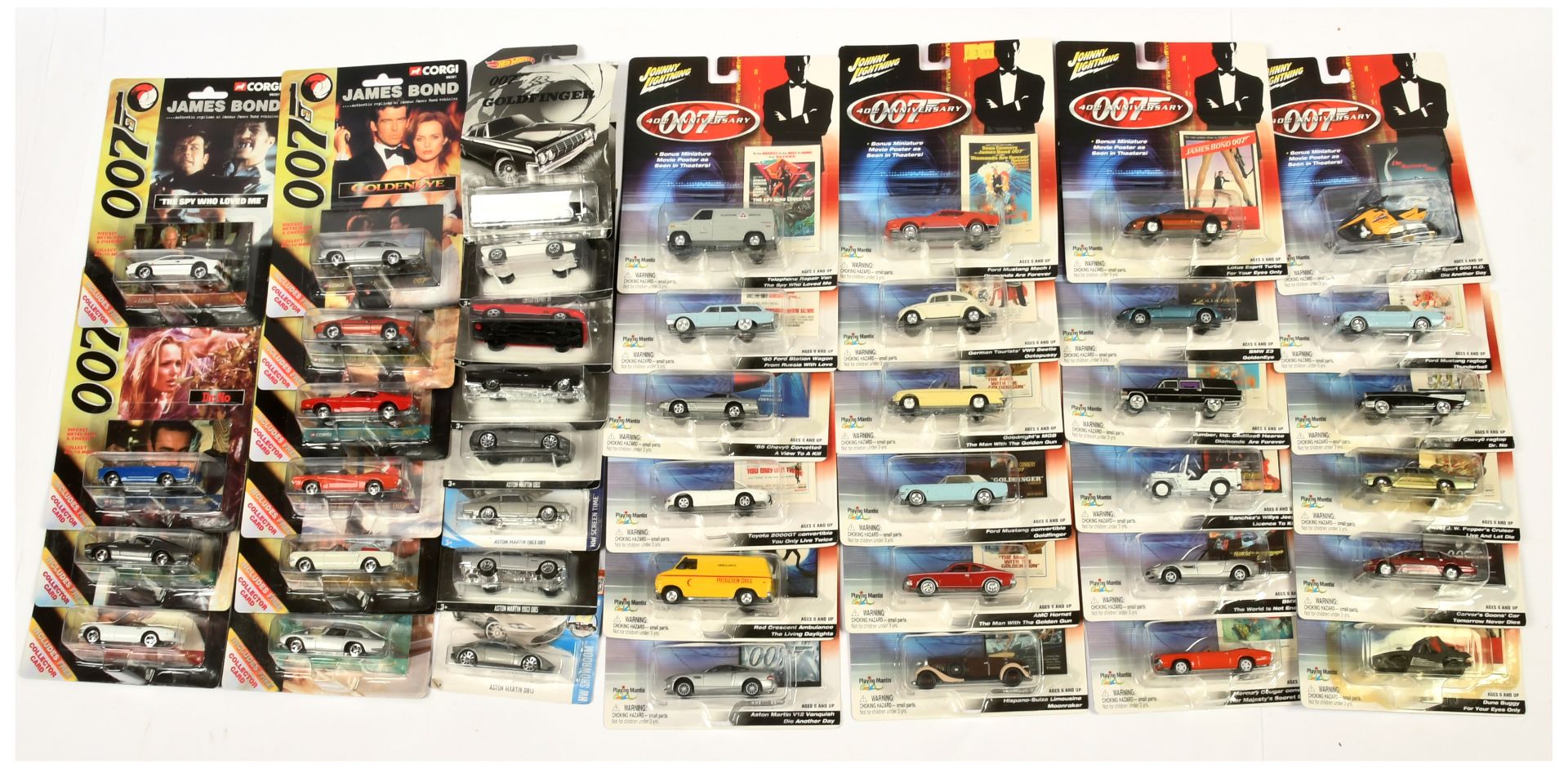 James Bond 007 related 1:64 scale vehicles x 42