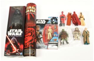 Kenner Star Wars vintage loose 3 3/4" figures x6 and Hasbro Star Wars modern figures and others