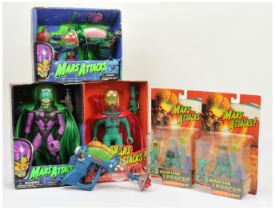 Trendmasters Mars Attacks figures and weapons x 6