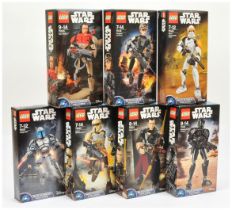 Lego Star Wars Buildable Figures x 7