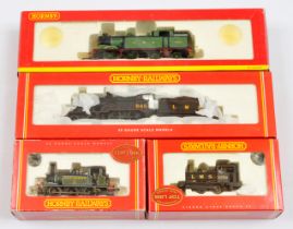 Hornby (China) 00 Gauge group of Steam outline Locomotives