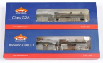 Bachmann 00 Gauge Pair of BR black Steam outline Locomotives