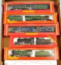 Hornby Railways 00 Gauge group of Steam outline locomotives