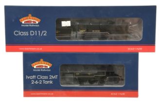 Bachmann 00 Gauge pair of BR Lined Black Steam outline Locomotives