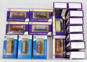 Dapol 00 Gauge group of Limited Edition private owner Goods Wagons