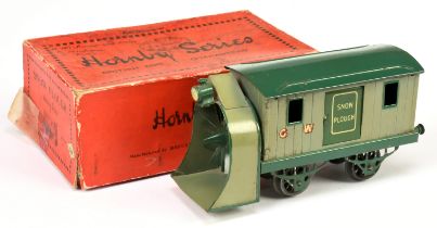 Hornby 0 Gauge GW 'Snow Plough', early version with Drop link coupling