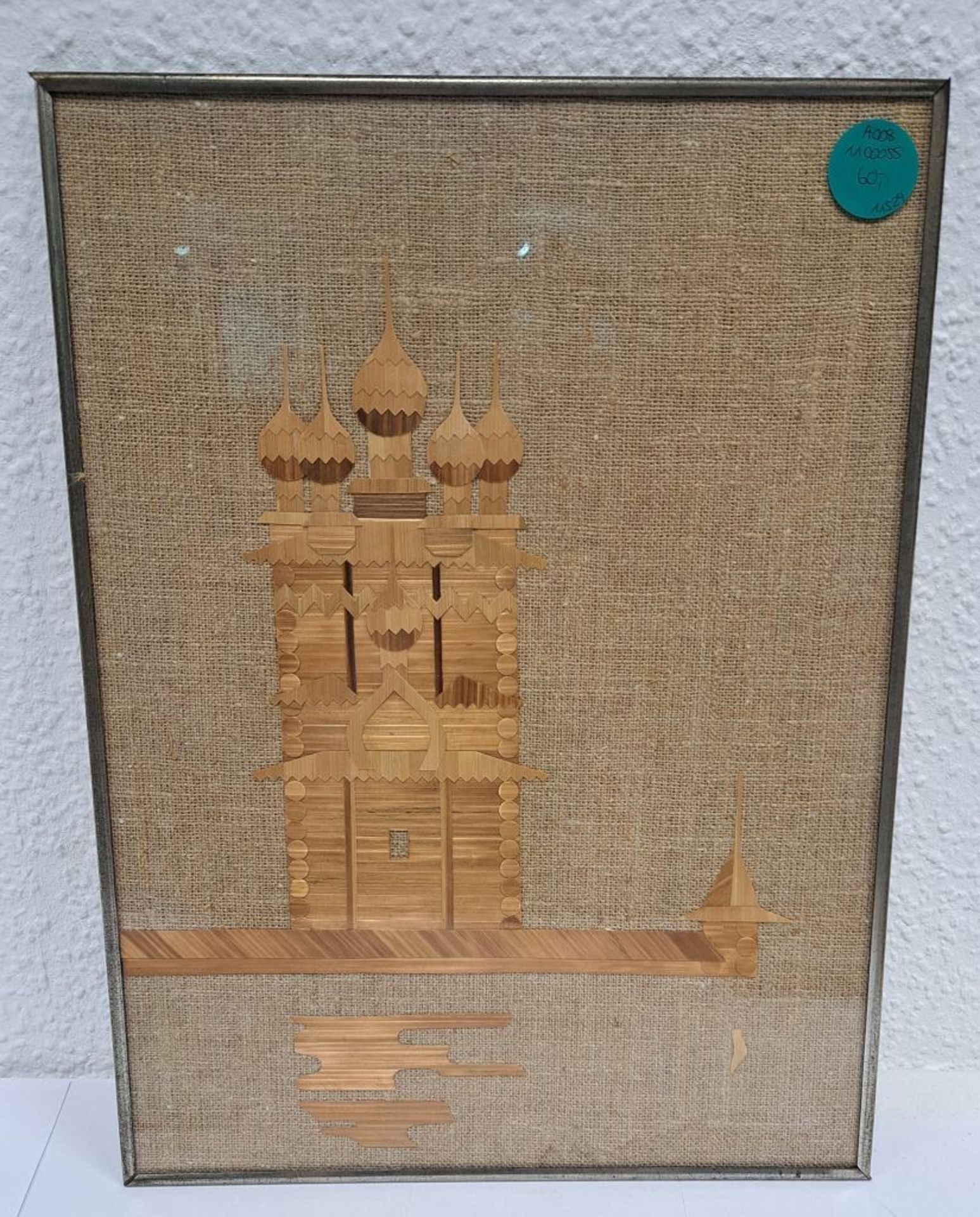 Intarsienbild Motiv Russchischer Zwiebelturm - Image 3 of 3