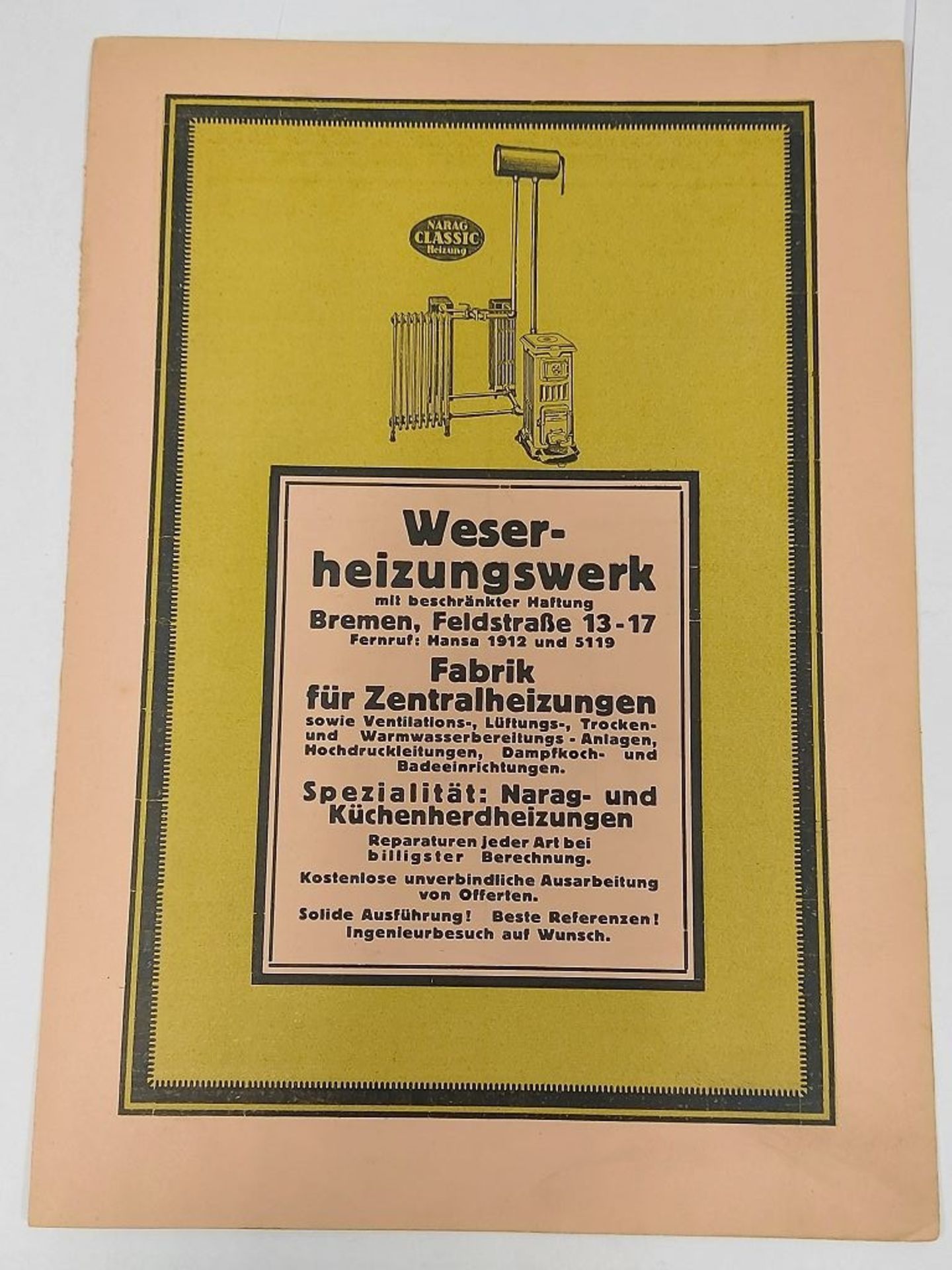 Alte Werbung Bremen
