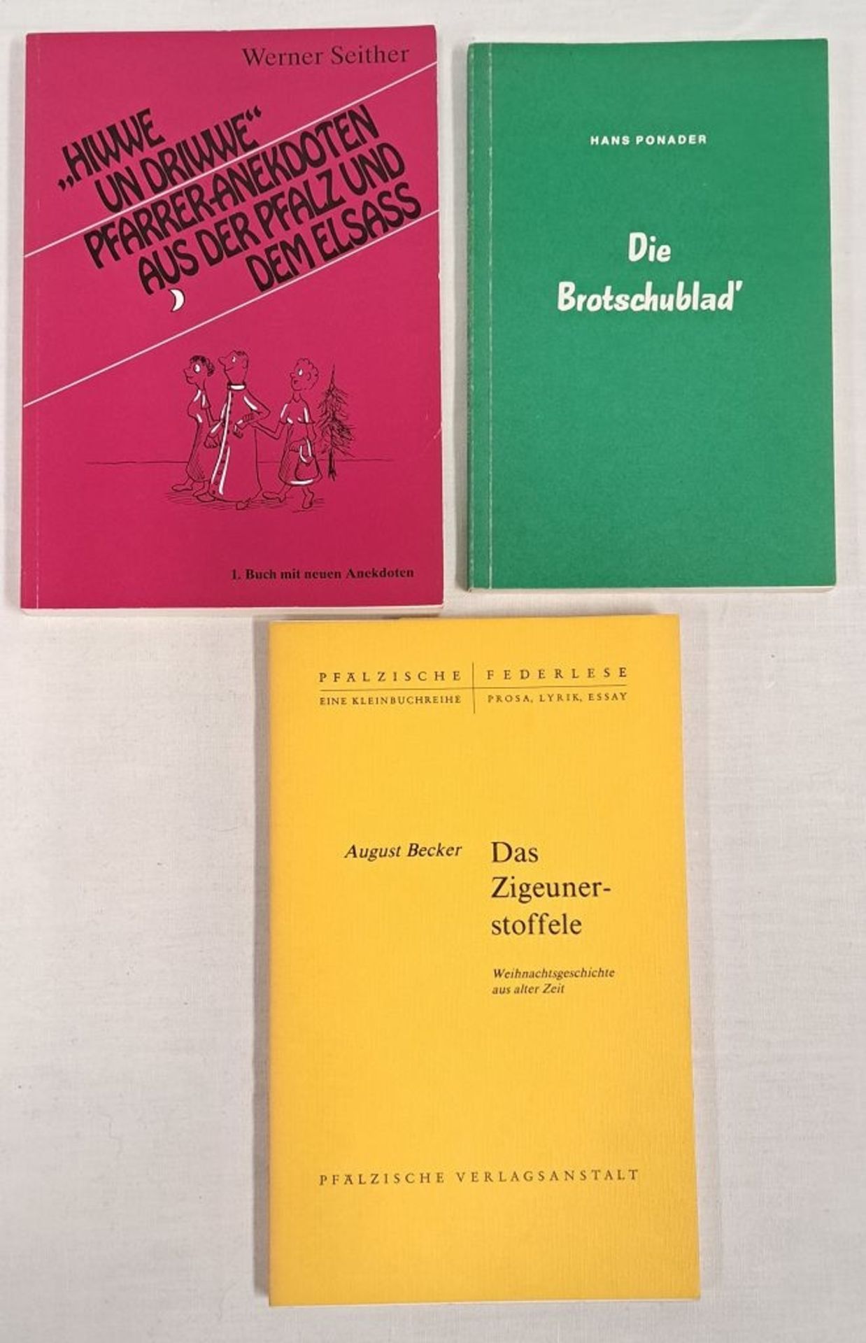 Konvolut Pfälzer Bücher