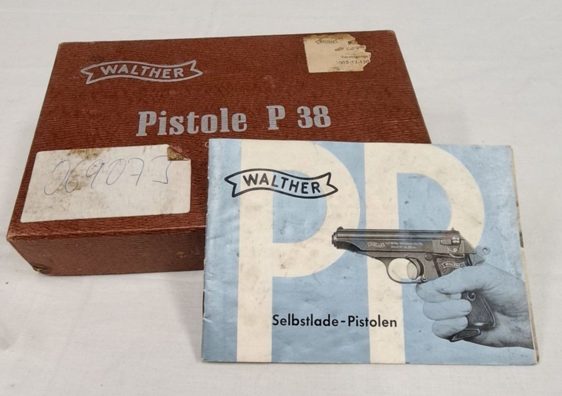 Original Walther P38 Schatulle
