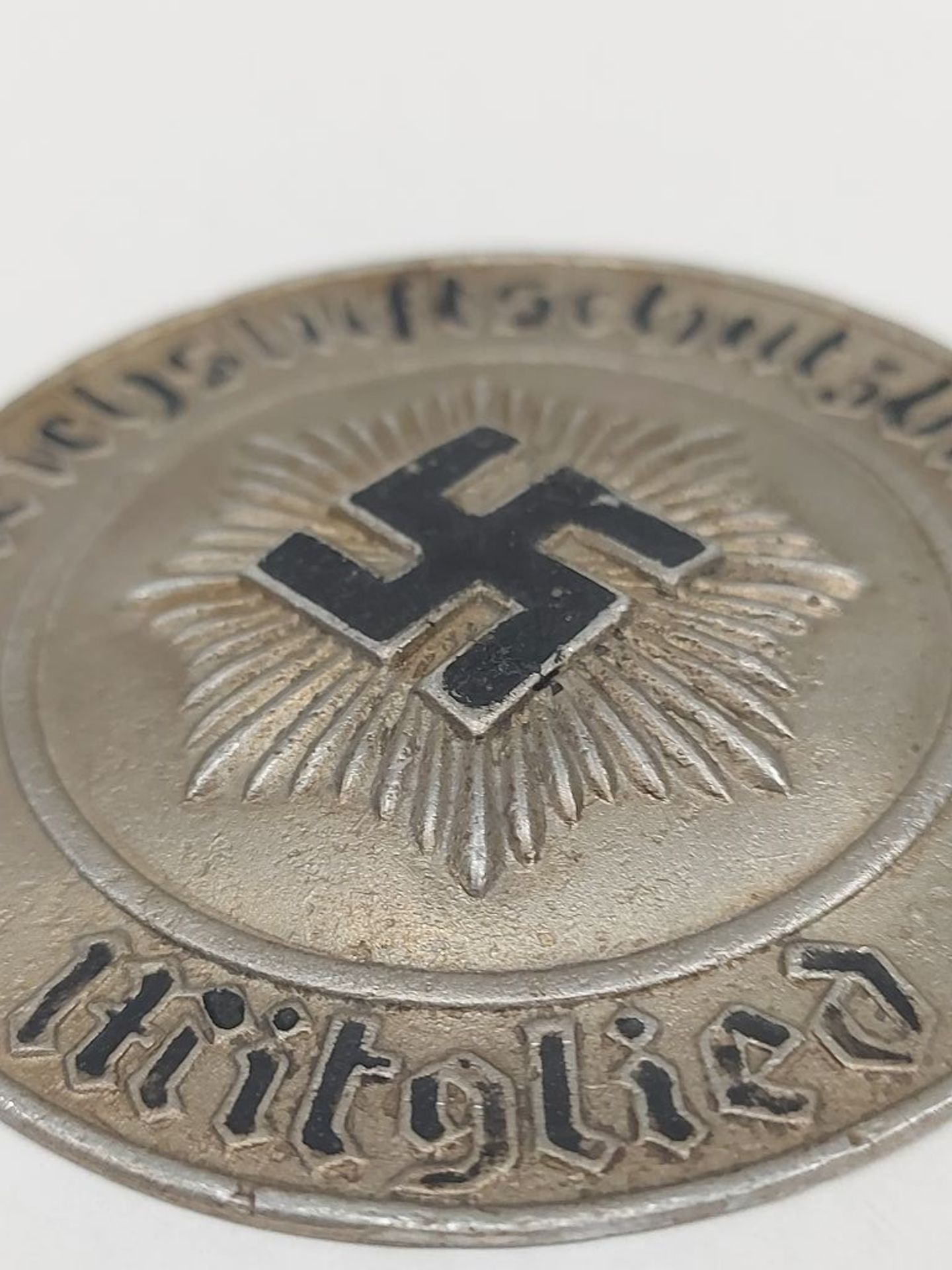 WKII Aluminiumplakette Reichsluftschutzbund - Bild 3 aus 5