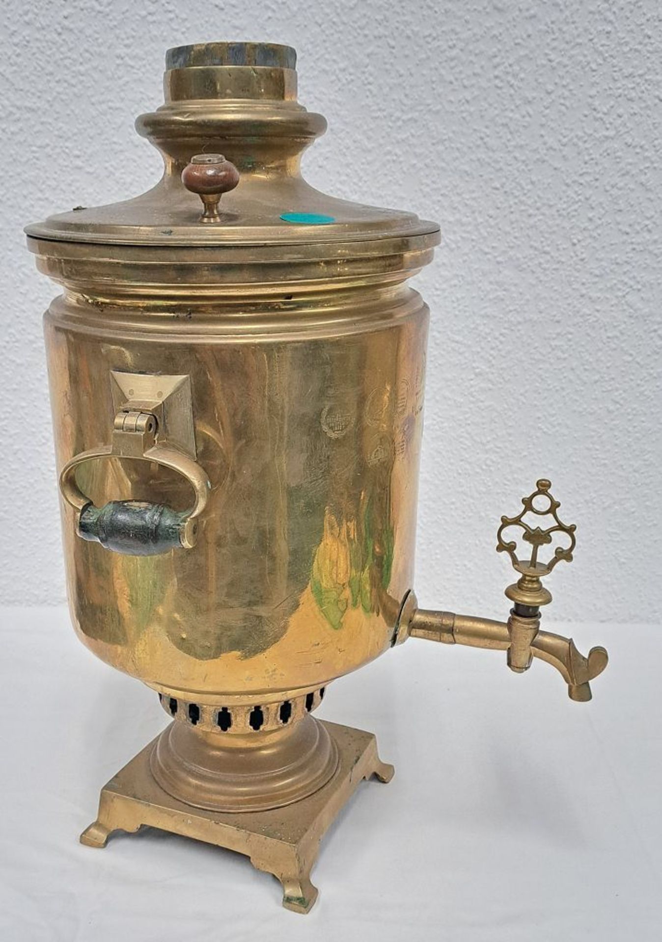 Antiker russischer Samovar Tula 1899 - Bild 6 aus 7