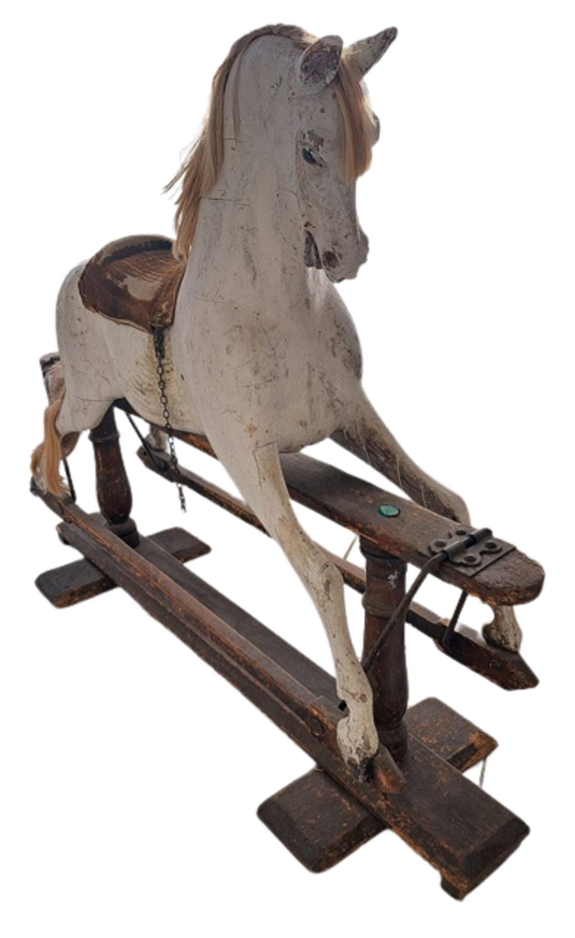 Antikes XXL Schaukelpferd Rocking Horse