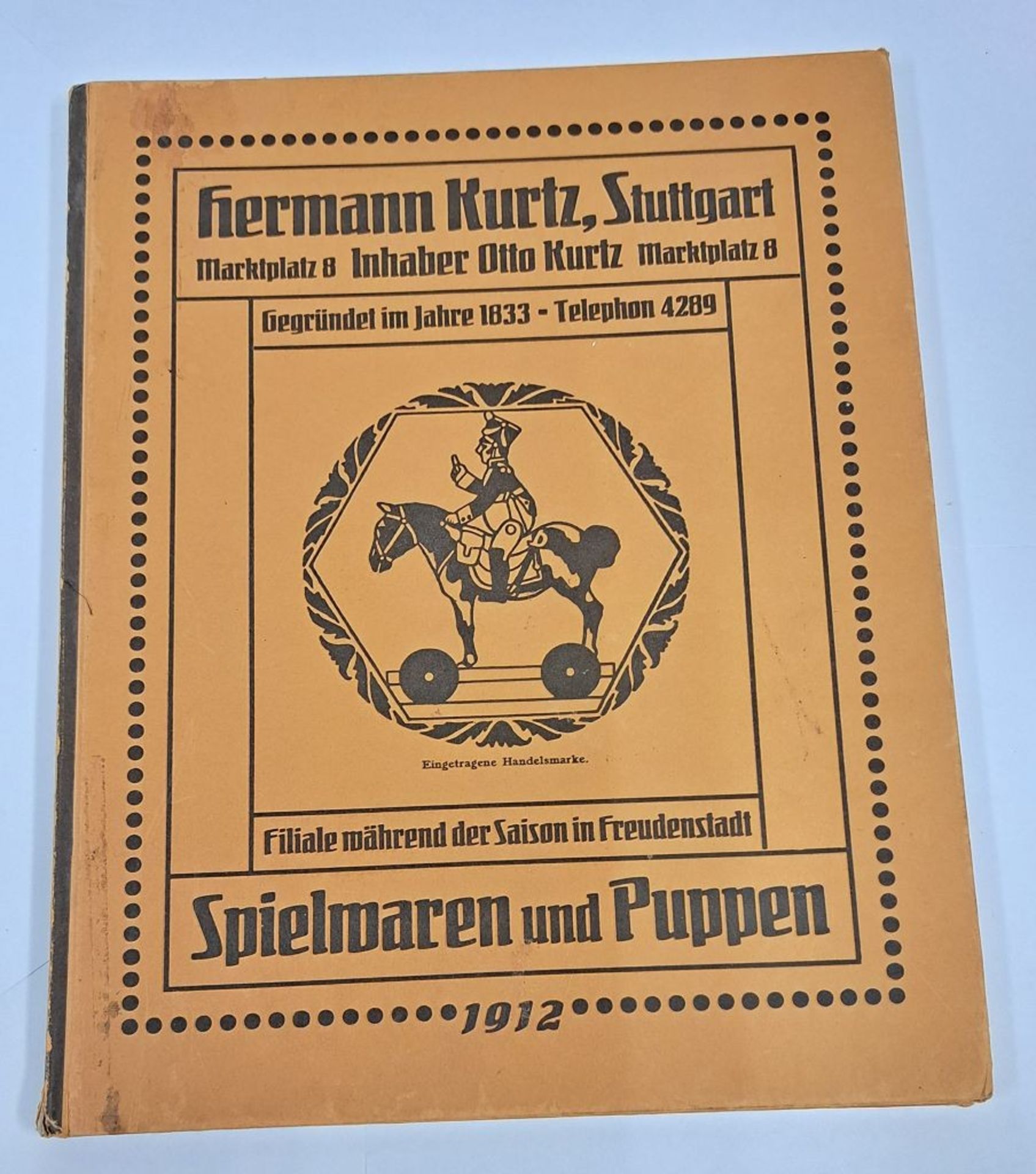 Katalog "Spielwaren & Puppen" 1912 - Image 4 of 4