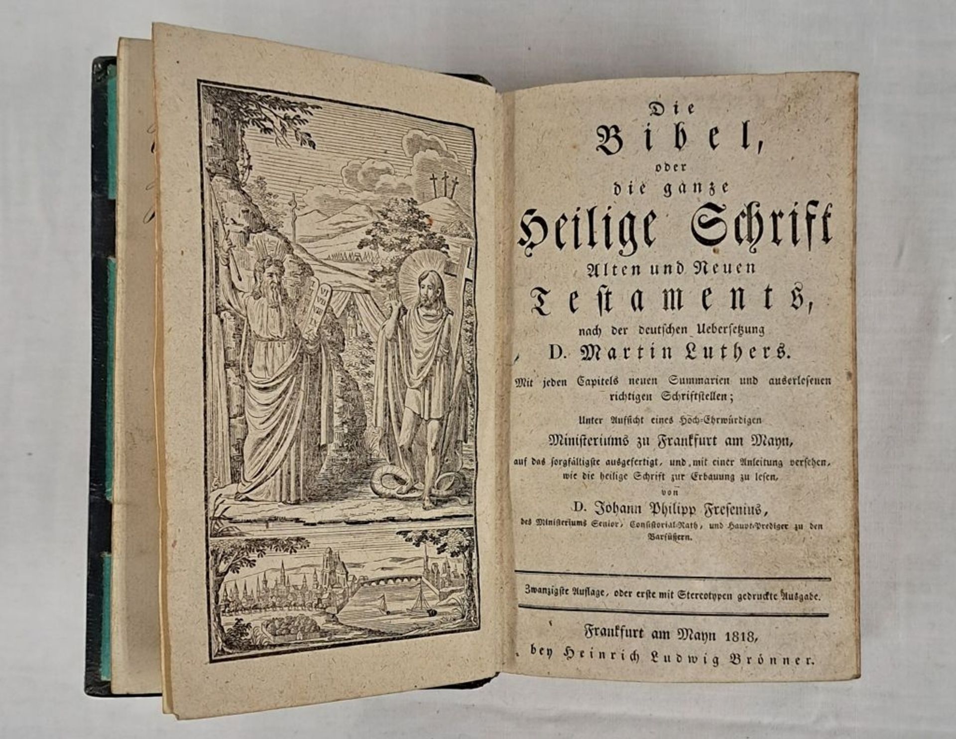 Antike Bibel 1812 Gröpelingen (Bremen) - Bild 2 aus 5