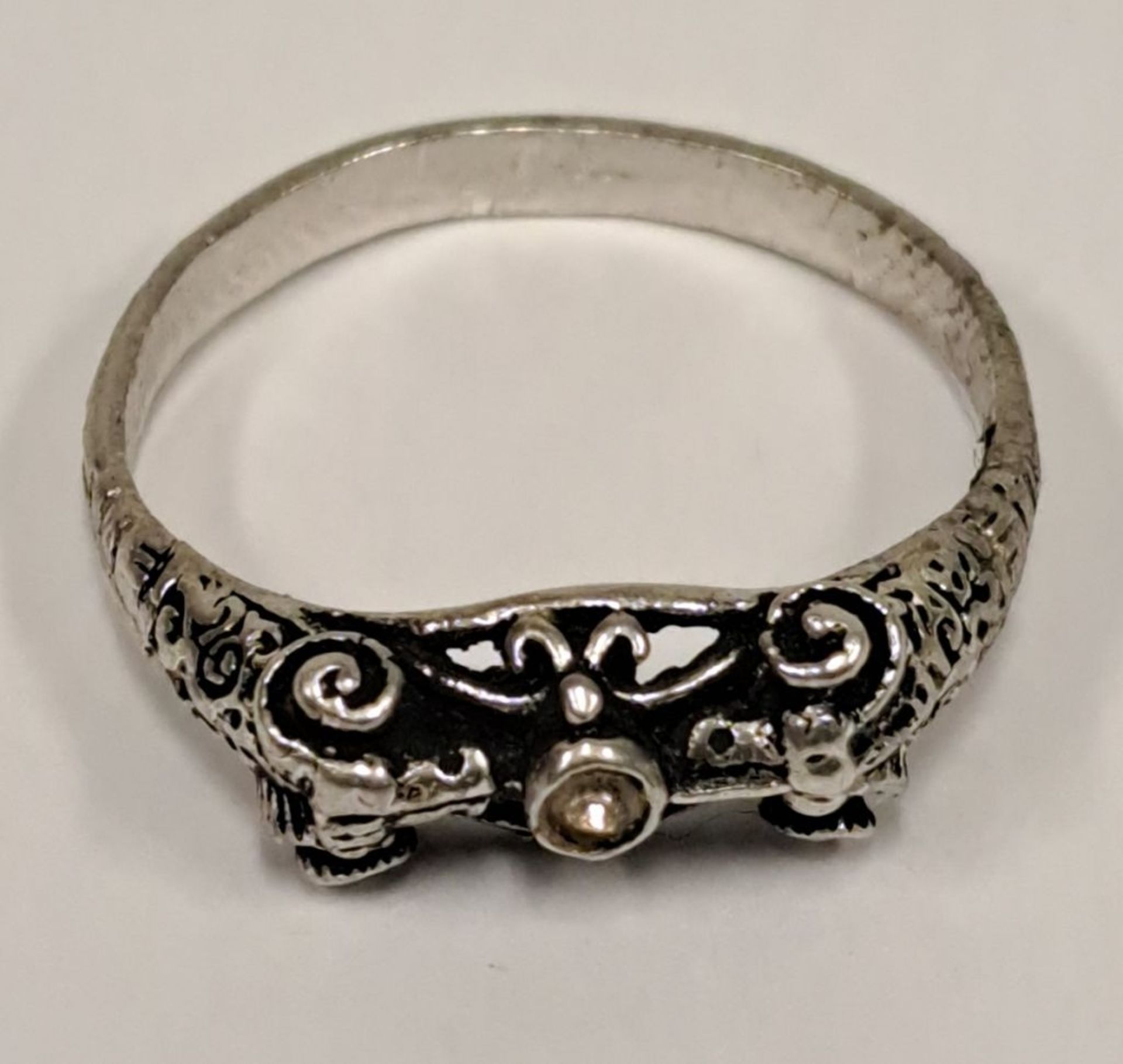 Silber Antik Ring - Image 3 of 3
