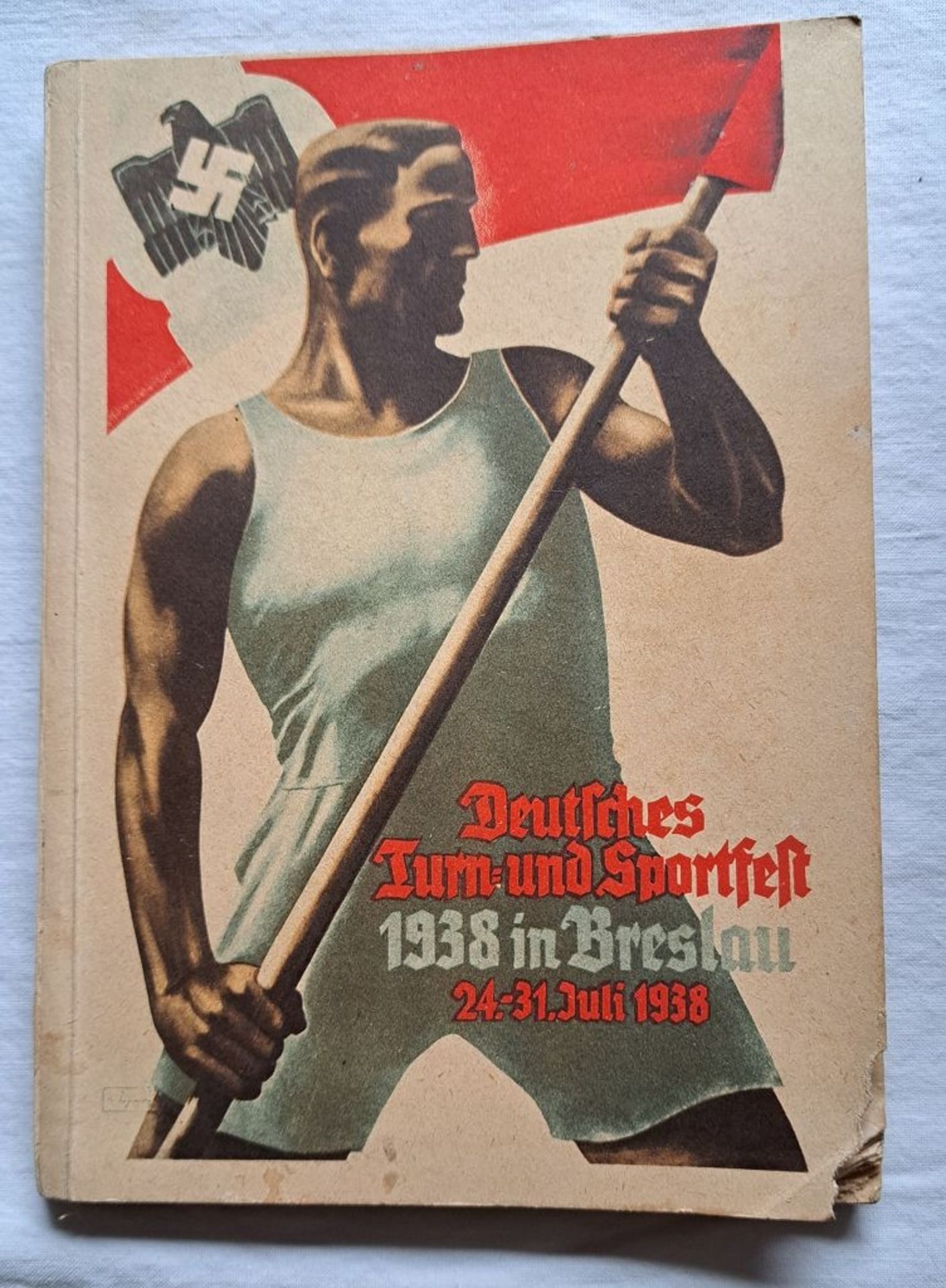 WKII Deutsches Turn + Sportheft 1938 in Breslau