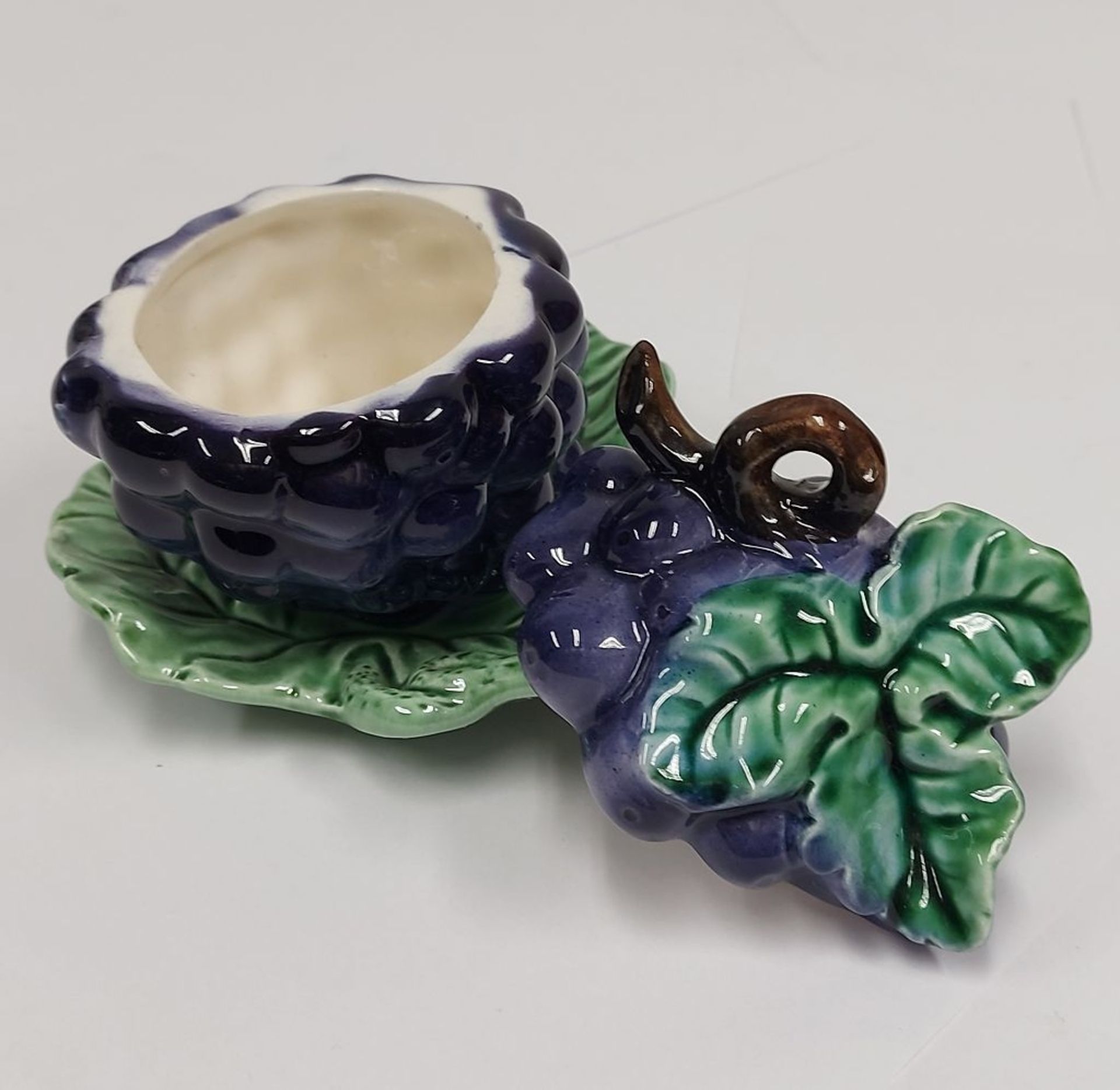 Keramik Marmeladentop in Traubenform - Bild 2 aus 4