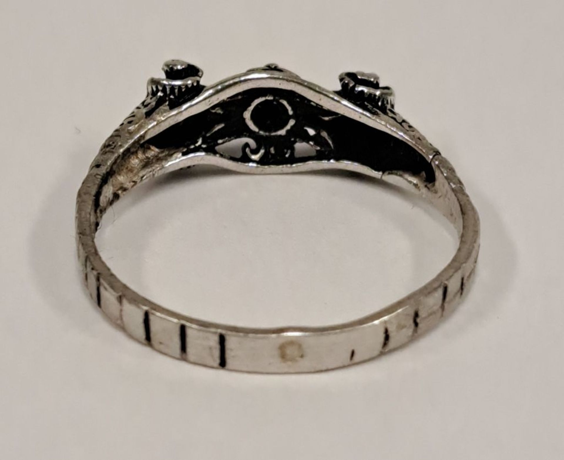 Silber Antik Ring - Bild 2 aus 3