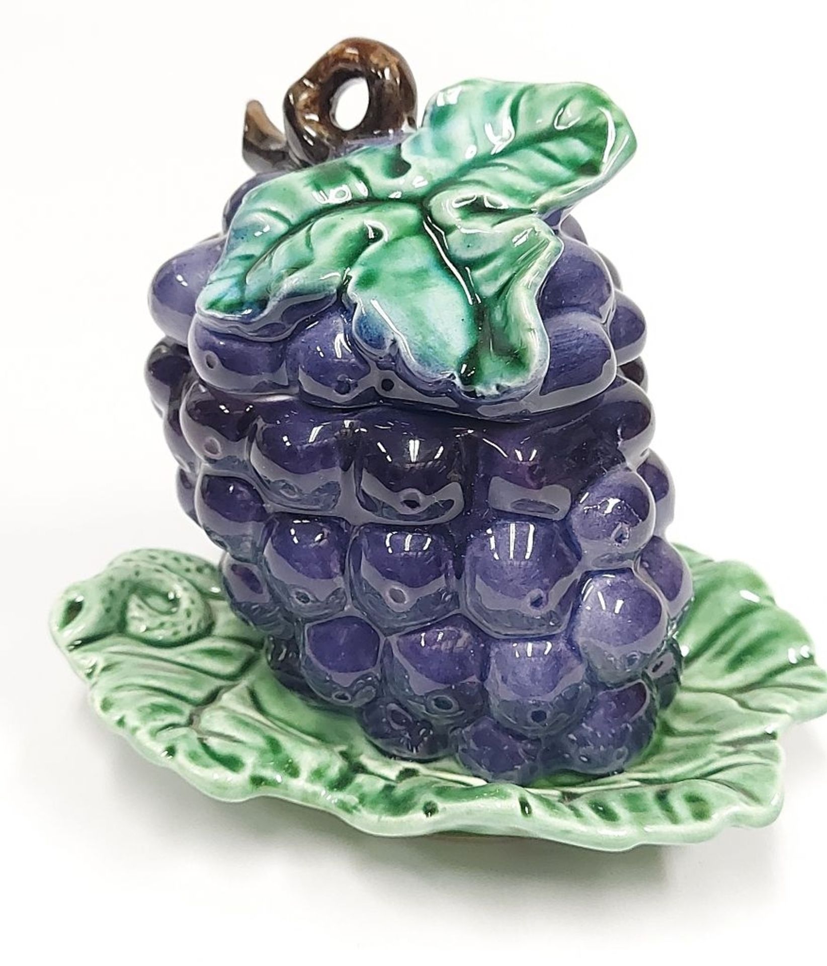 Keramik Marmeladentop in Traubenform - Bild 4 aus 4