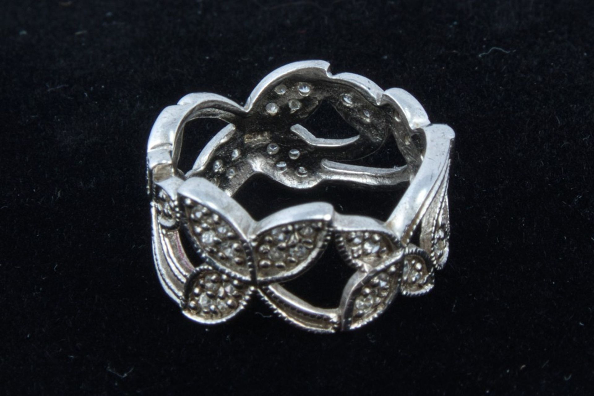 Silber Ring diamantiert ca. 4,3g - Bild 2 aus 4