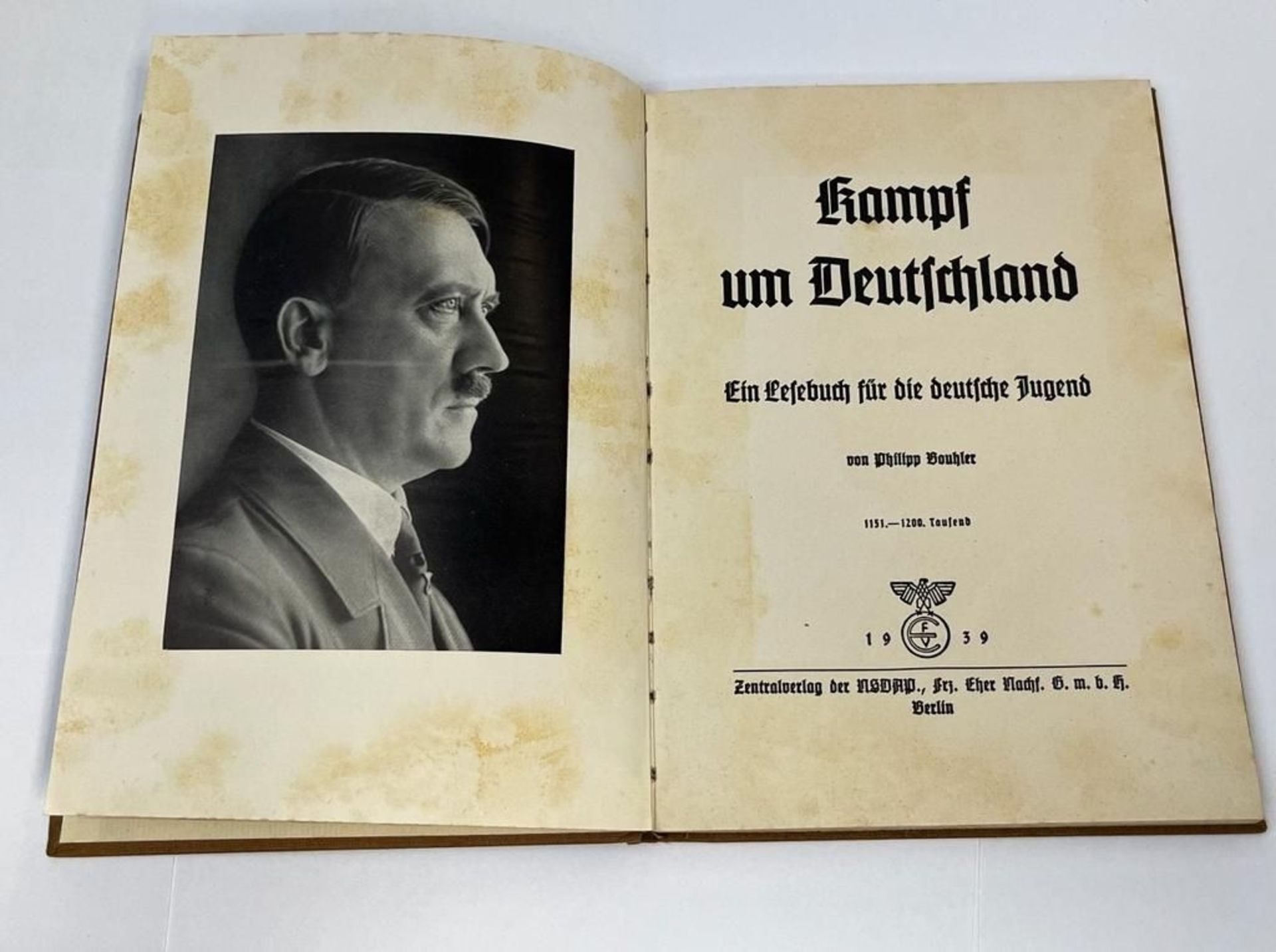 Buch "Kampf um Deutschland" 1939 - Bild 2 aus 3