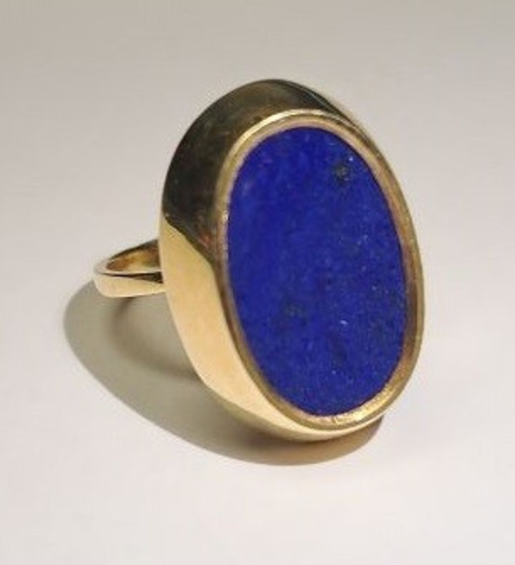 585 GG 14K Goldring Lapis Lapislazuli