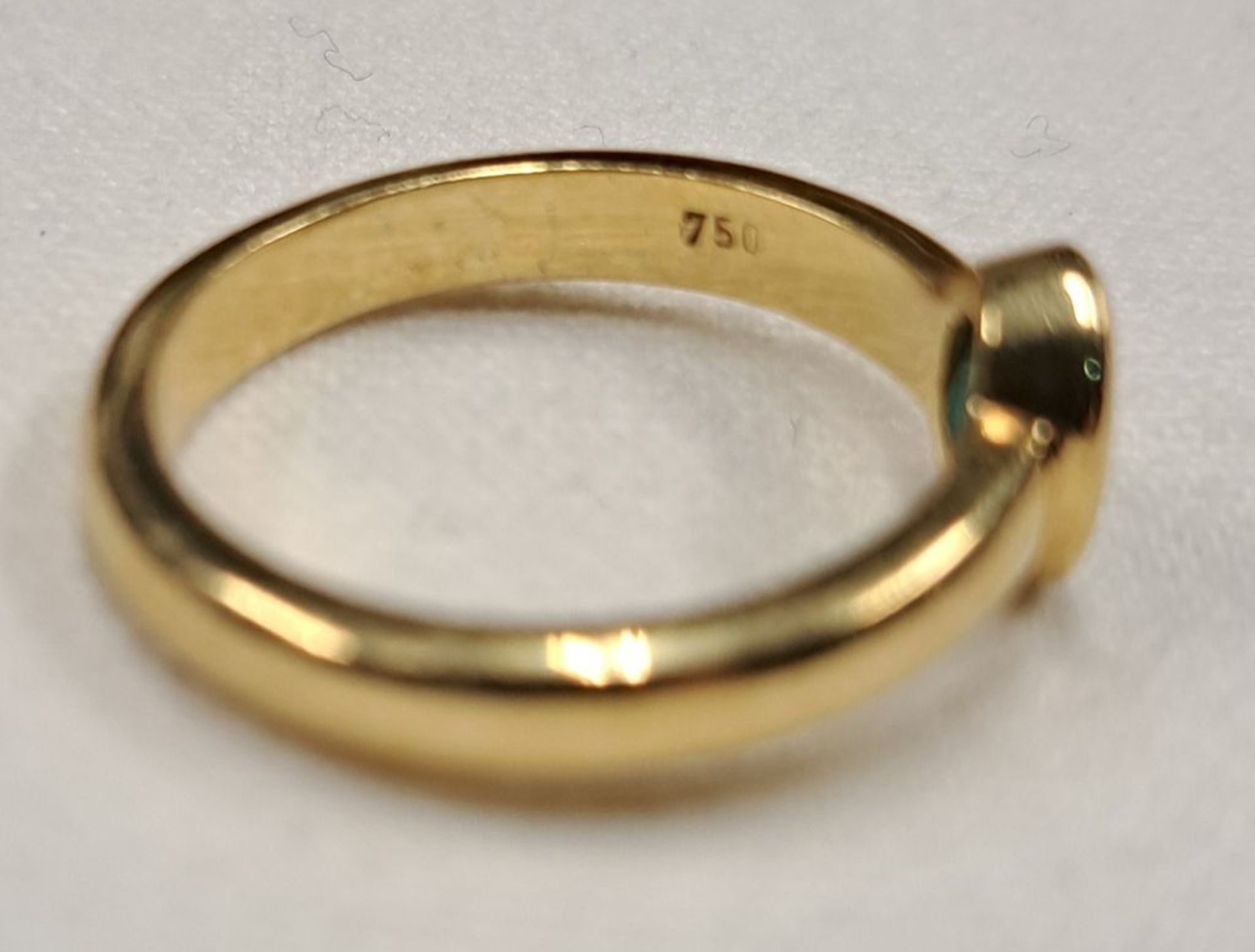 750er GG Ring Smaragd - Image 3 of 5