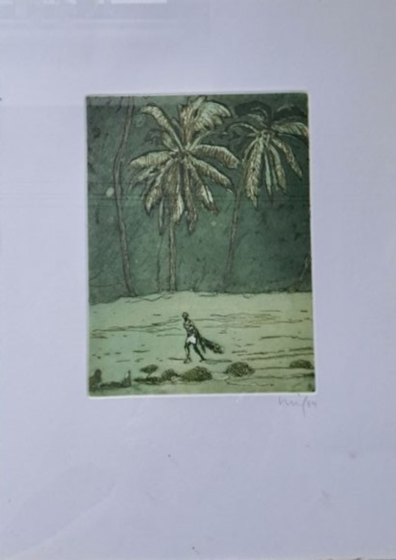 Peter Doig "Black Palms" Farbradierung - Bild 2 aus 5