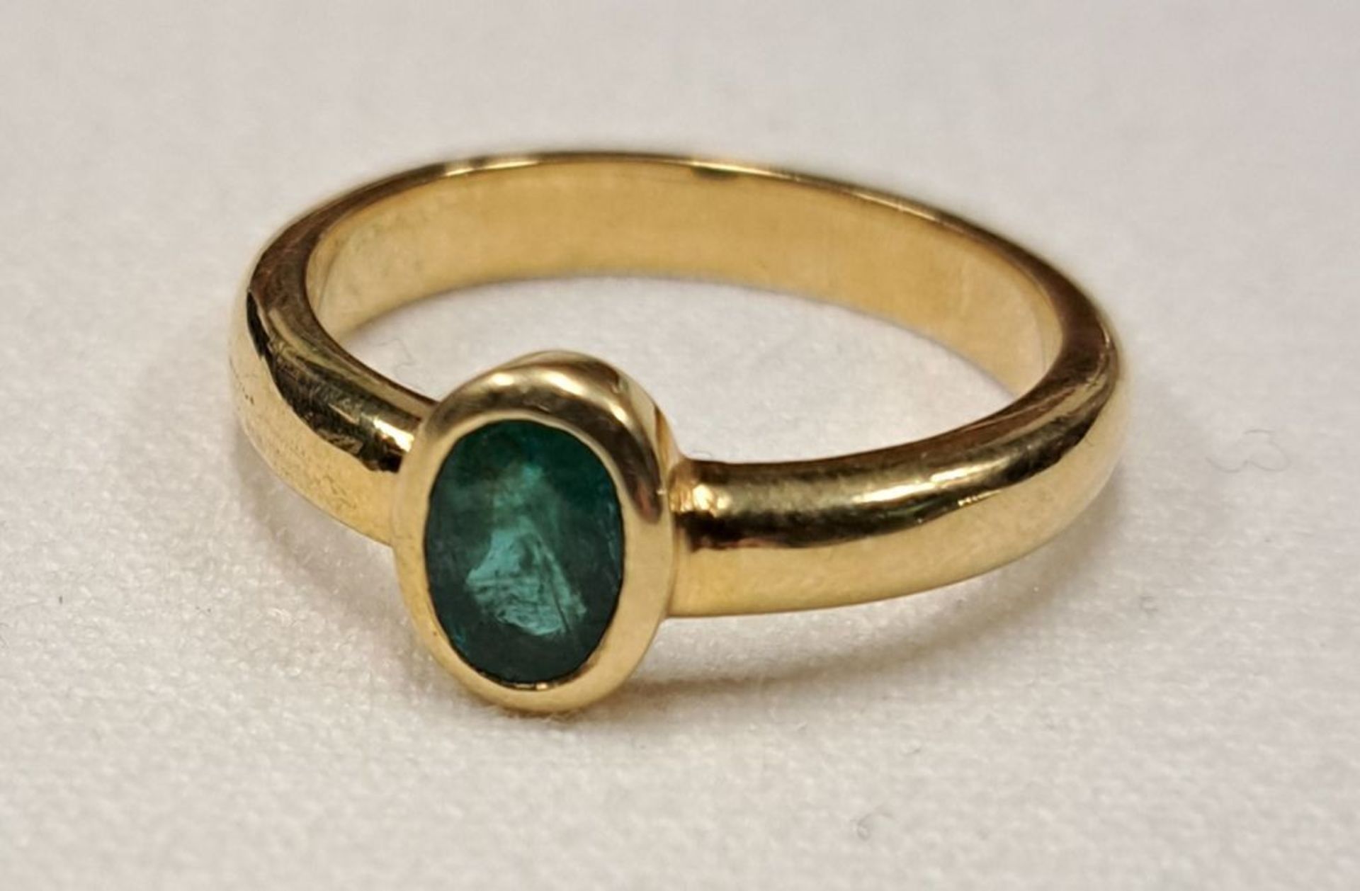 750er GG Ring Smaragd - Image 2 of 5