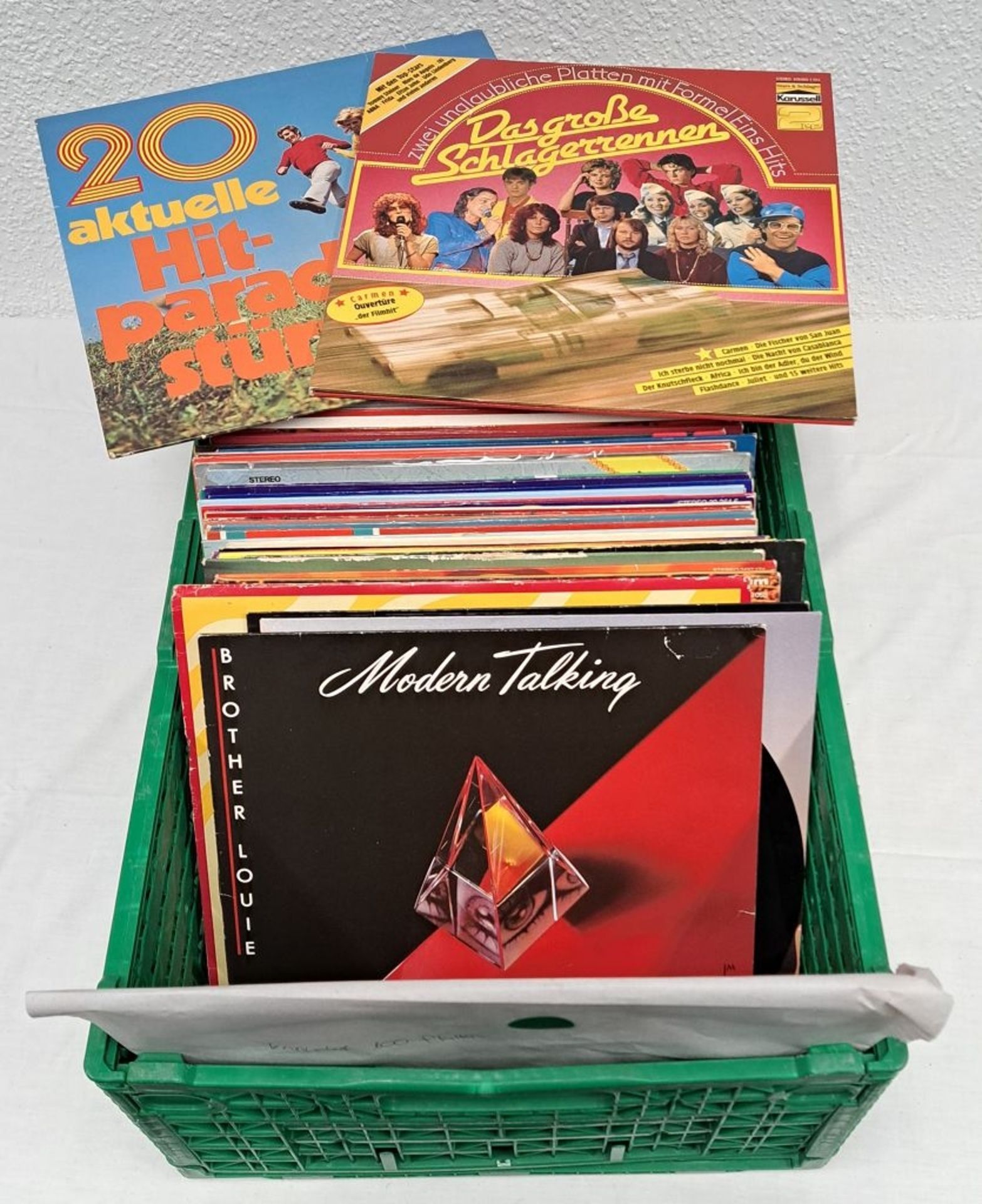 Konvolut 100 Schallplatten