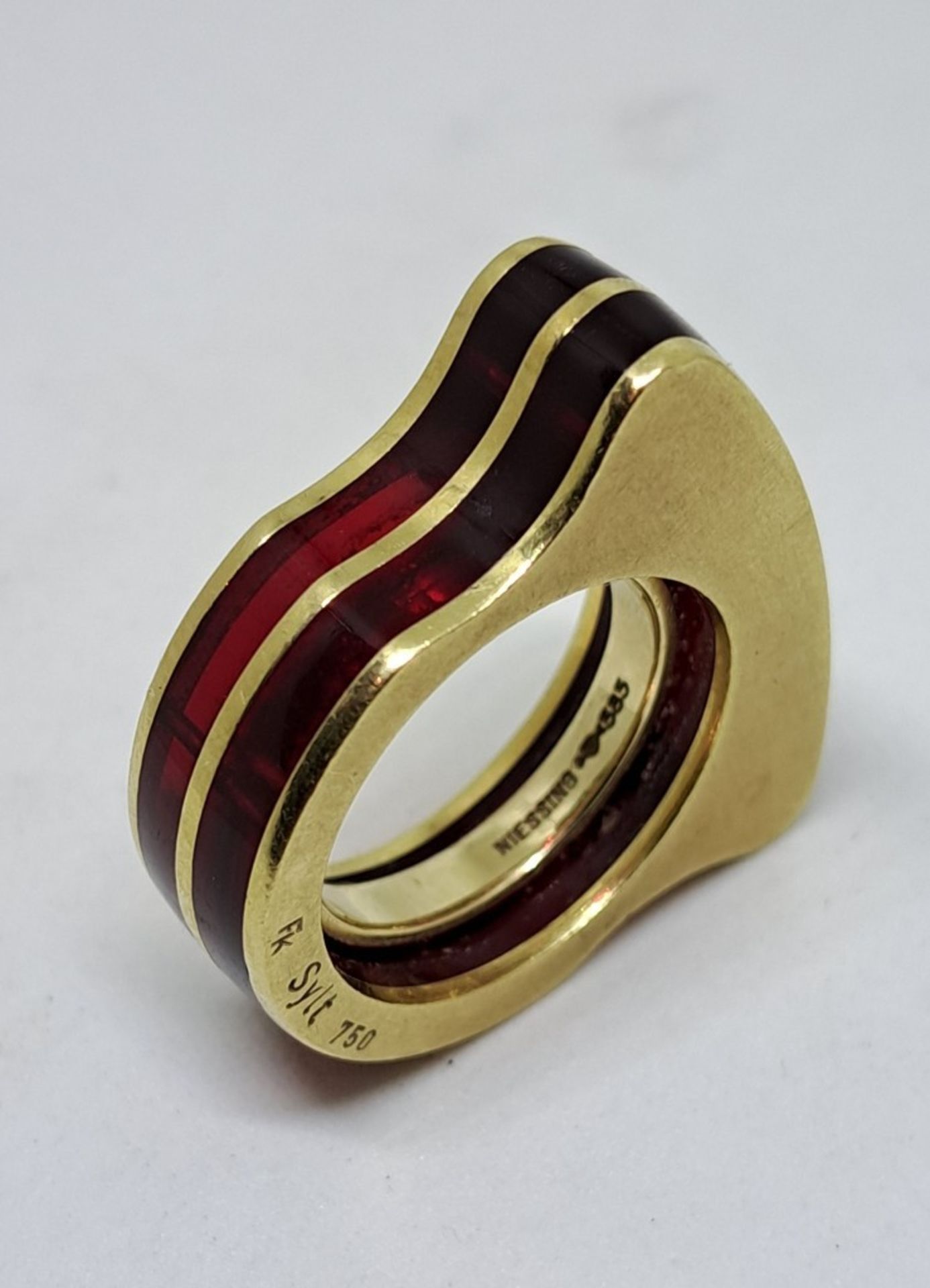 585er 750er GG Damen Ring - Image 4 of 4