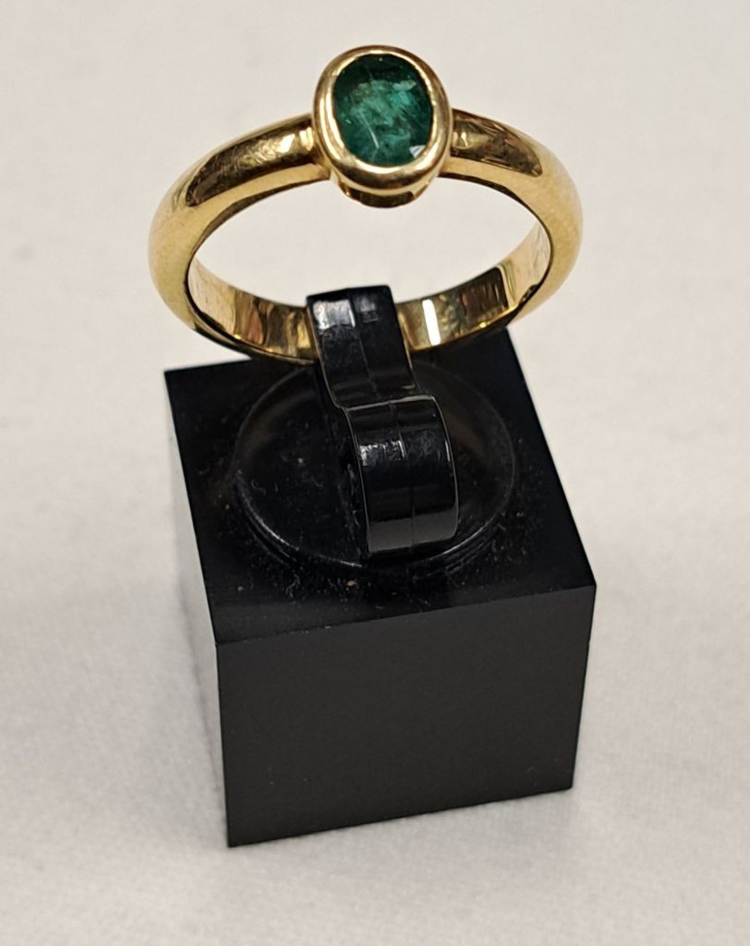 750er GG Ring Smaragd - Image 5 of 5