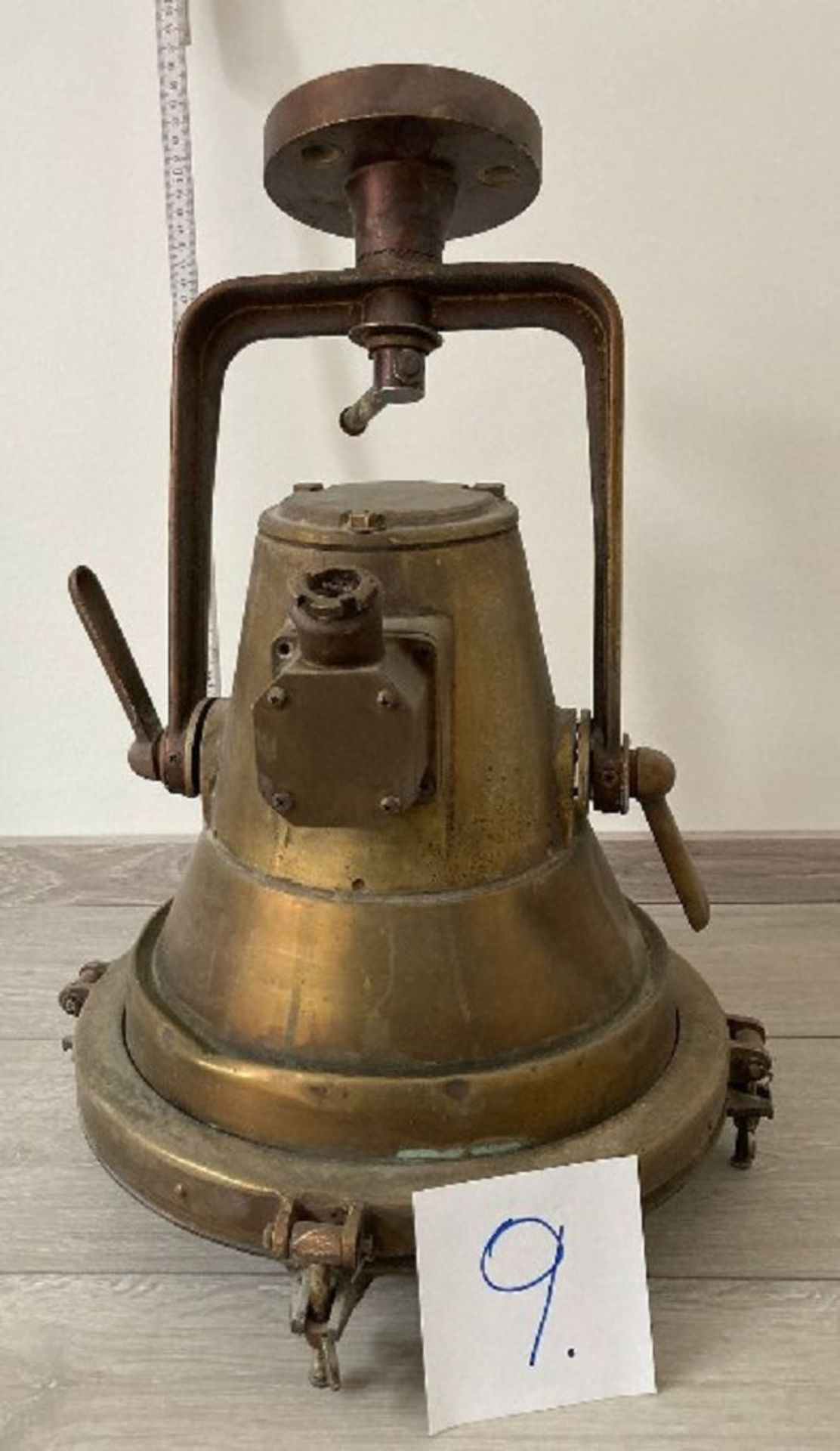Große antike Messinglampe - Image 3 of 3