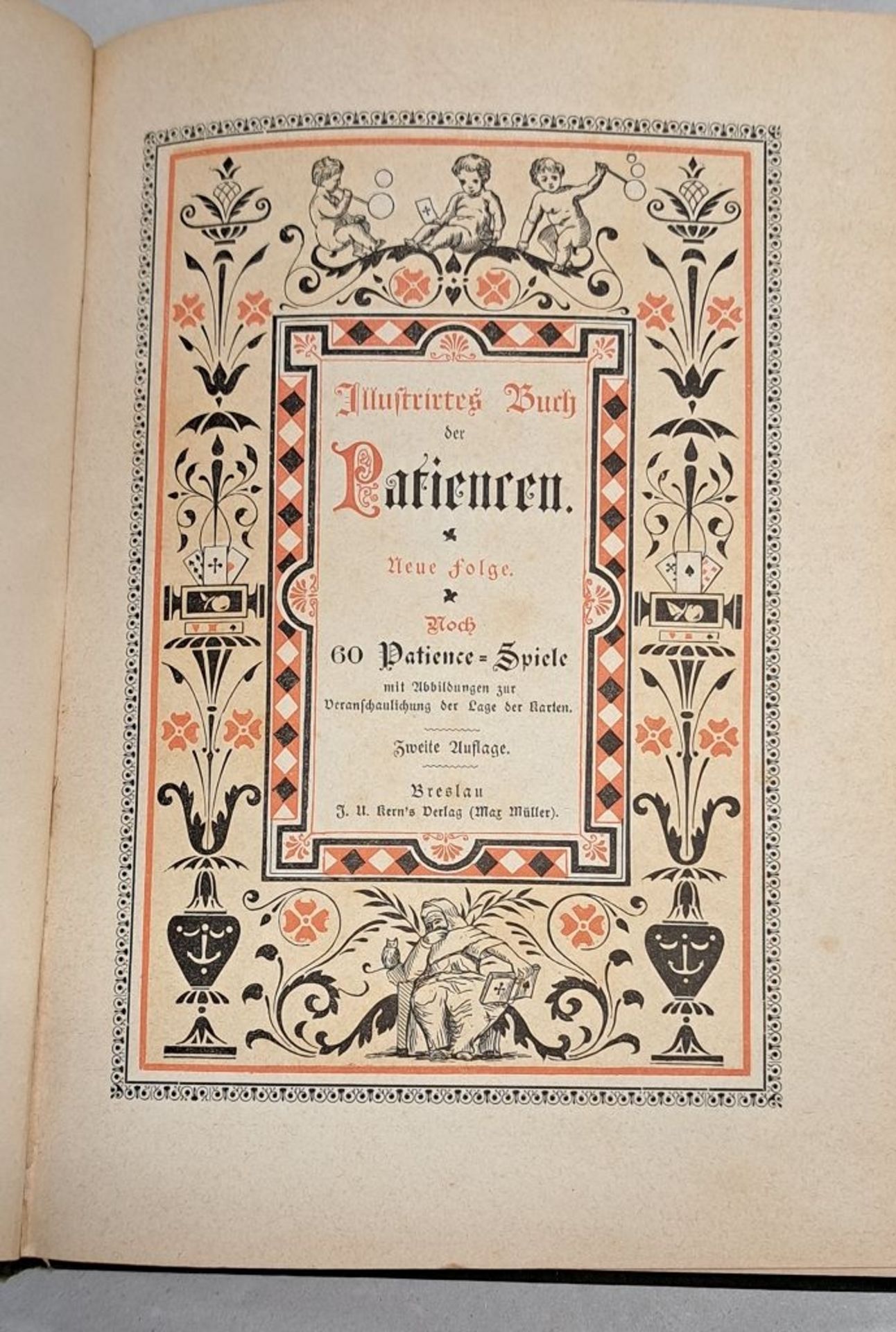 Antikes Buch der Patiencen - Image 2 of 4