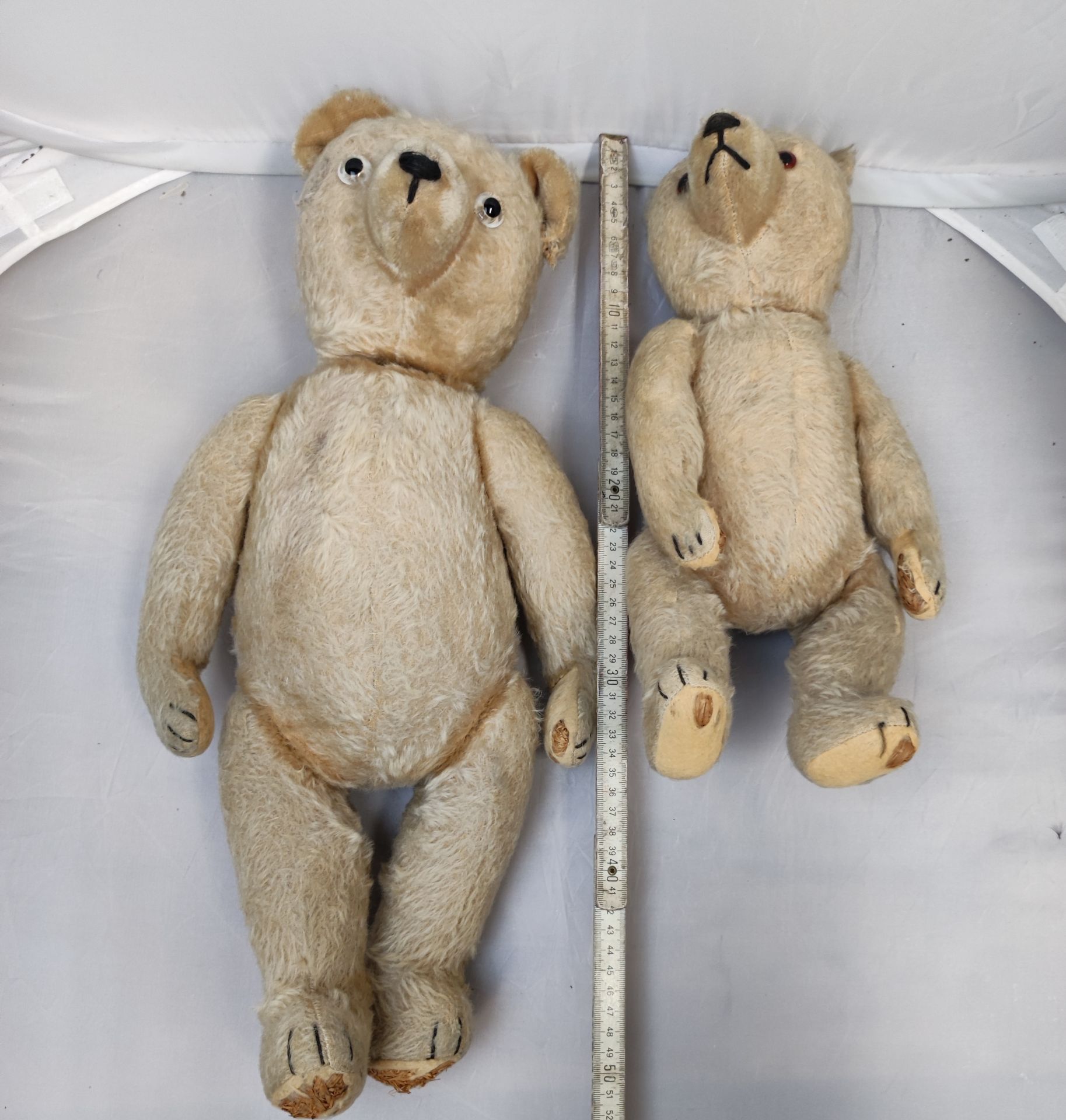 Paar antike Teddybären - Bild 2 aus 3