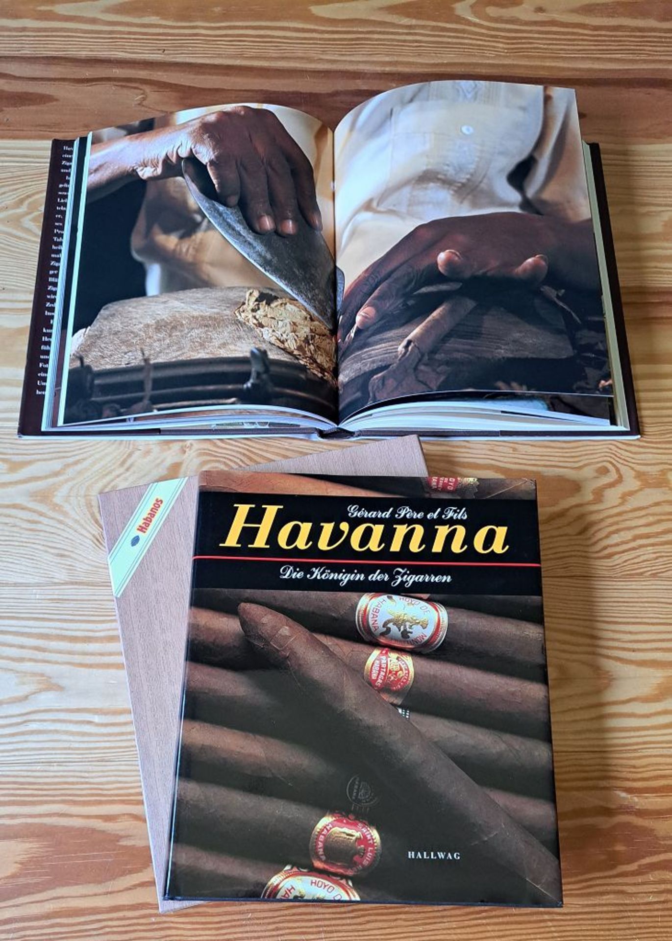 2 Stk. Bücher Zigarren