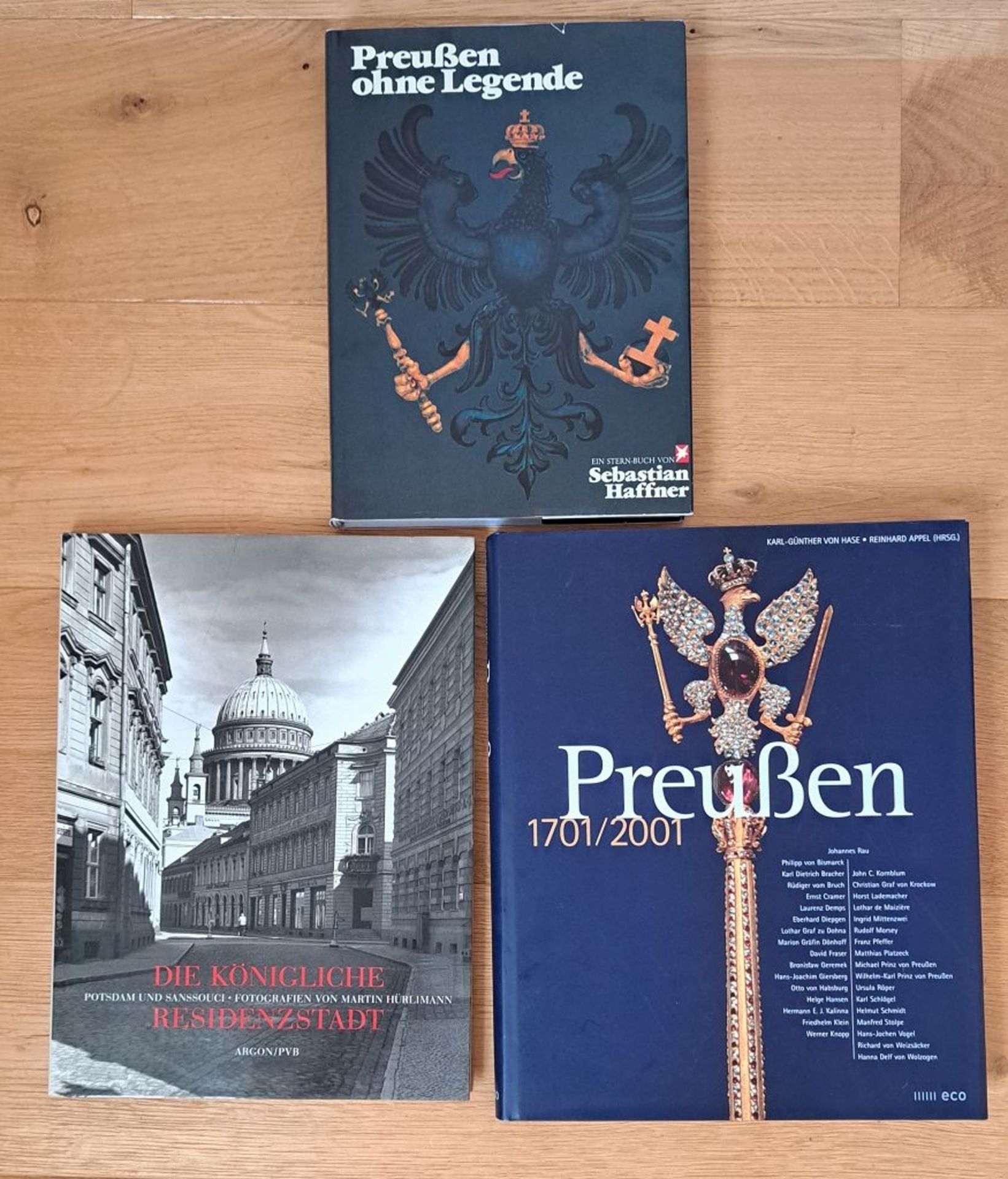 Drei Bücher Thema Preussen