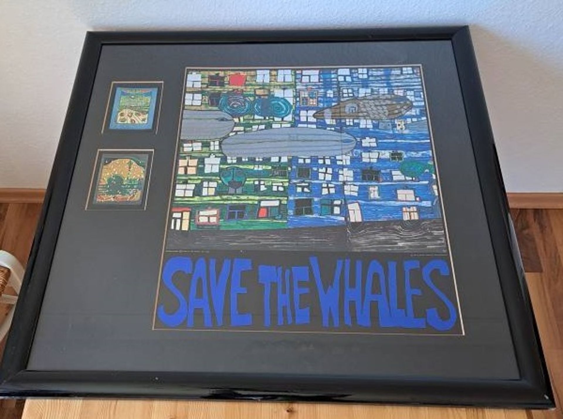 Hundertwasser "Save the Whales" - Image 3 of 6
