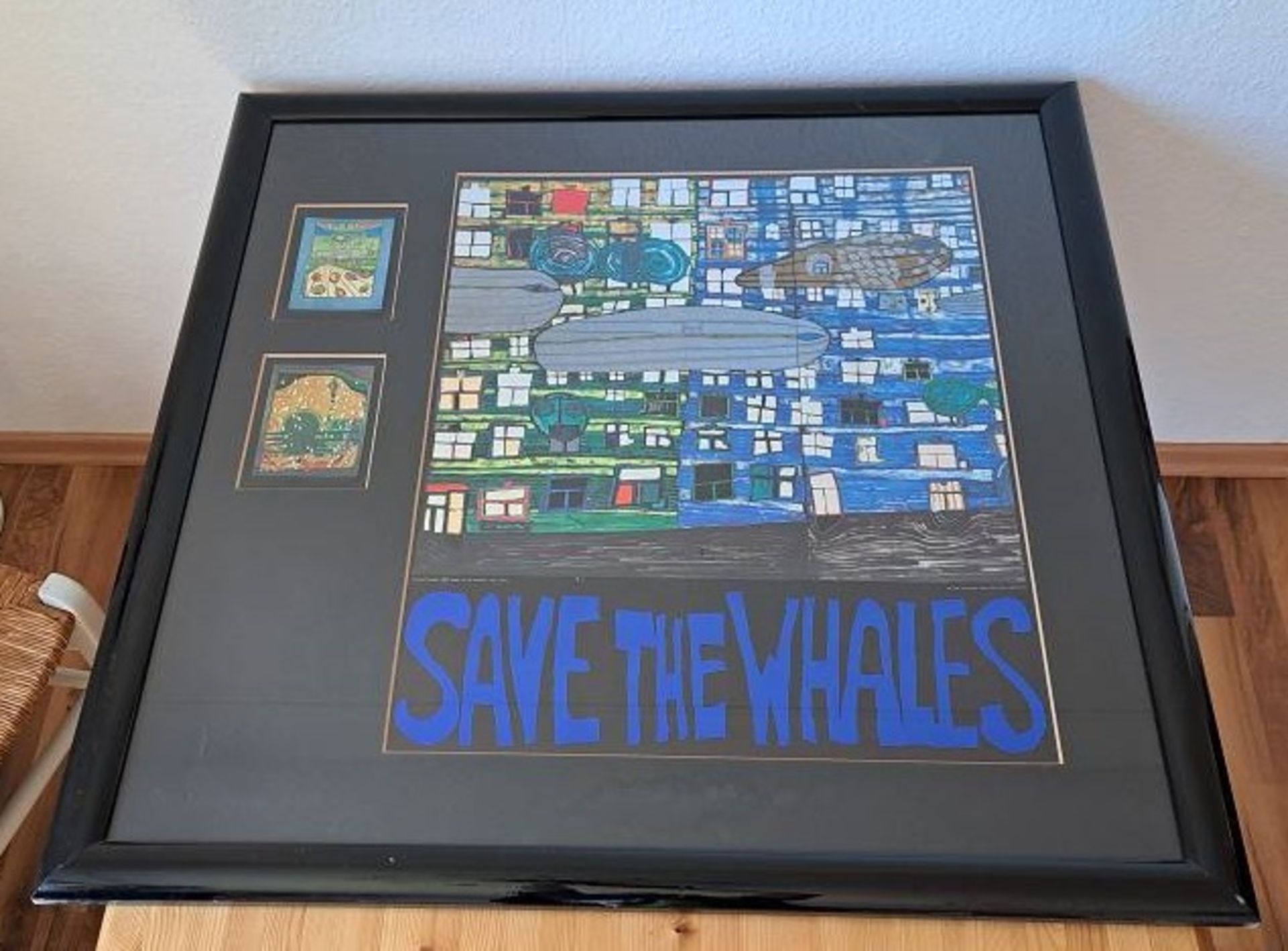 Hundertwasser "Save the Whales"