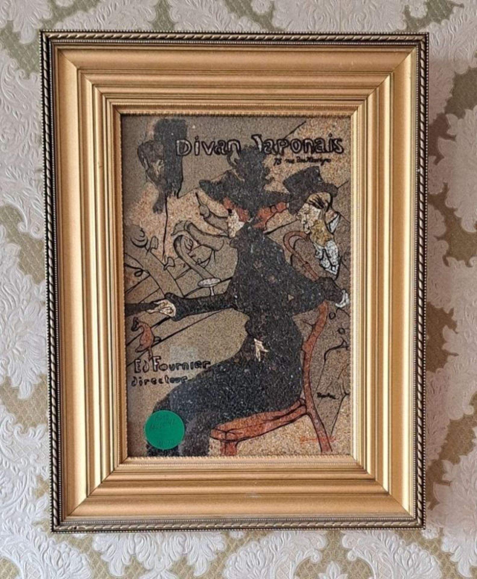 Edelsteinbild Divan Japonais Toulouse-Lautrec