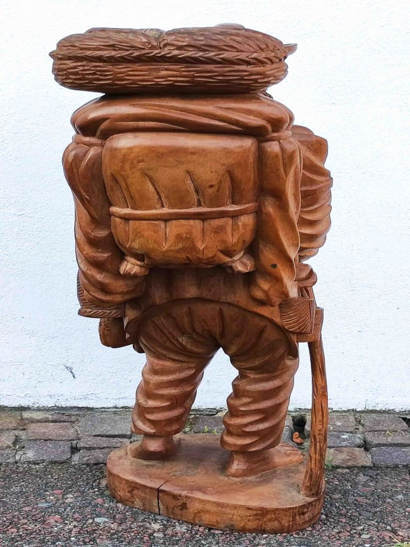 XXL Holzfigur Fischer - Bild 4 aus 5